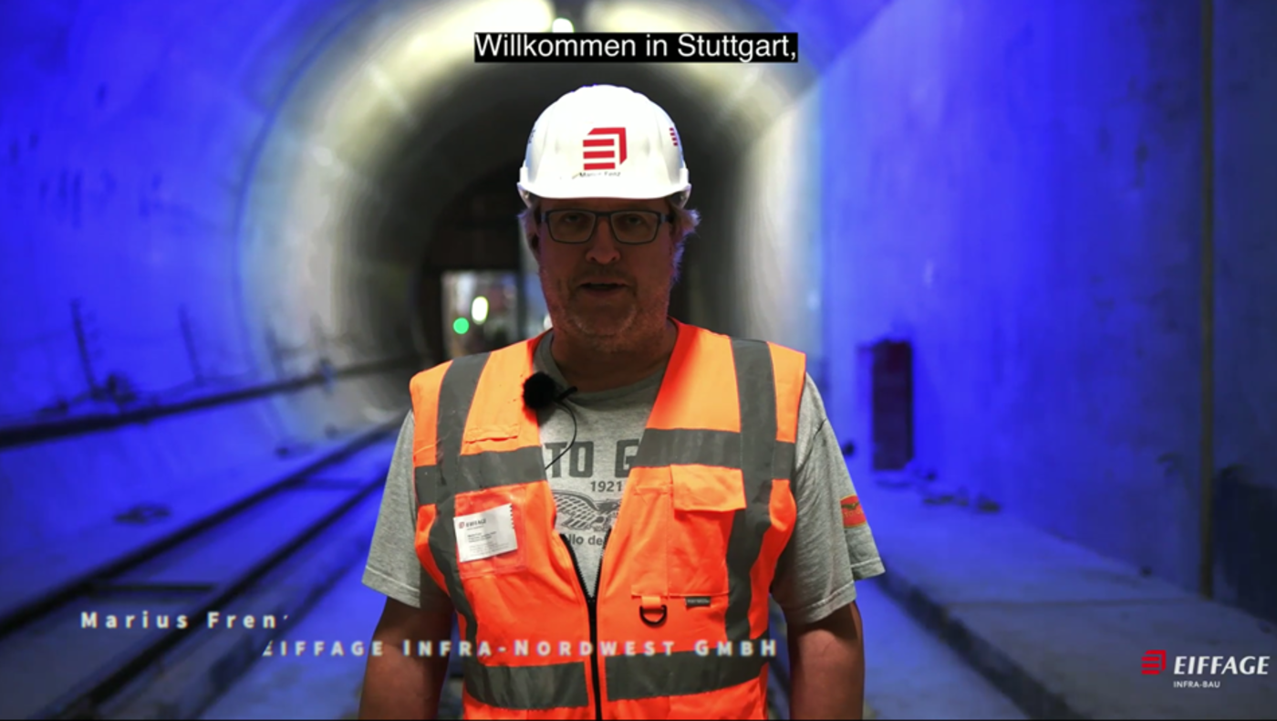 Feste Fahrbahn Tunnel Cannstatt